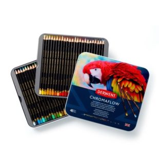 Derwent Chromaflow : Professional Soft Coloured Pencils : Set of 48