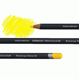 Derwent Procolour Pencil : 03 Buttercup Yellow