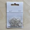 Кукички за Обеци : 15 x 25 mm : Сребристи : 50 Броя