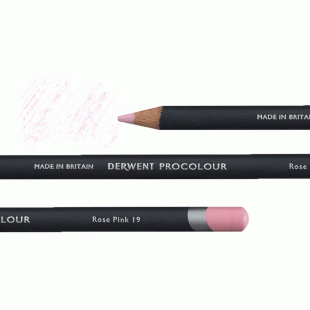 Derwent Procolour Pencil : 19 Rose Pink