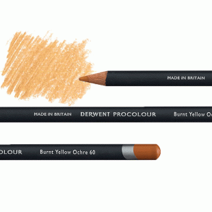 Derwent Procolour Pencil : 60 Burnt Yellow Ochre