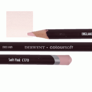 Derwent Coloursoft Coloured Pencil C170 Soft Pink