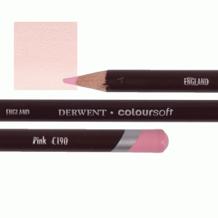 Derwent Coloursoft Coloured Pencil C190 Pink