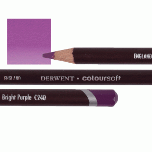 Derwent Coloursoft Coloured Pencil C240 Bright Purple