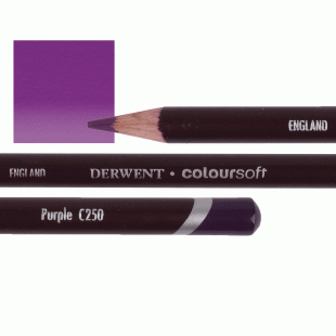 Derwent Coloursoft Coloured Pencil C250 Purple