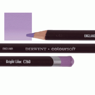 Derwent Coloursoft Coloured Pencil C260 Bright Lilac