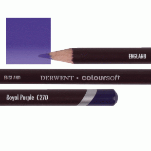 Derwent Coloursoft Coloured Pencil C270 Royal Purple