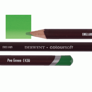 Derwent Coloursoft Coloured Pencil C430 Pea Green