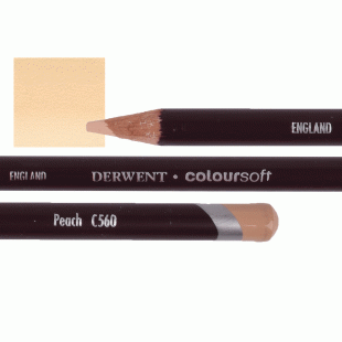 Derwent Coloursoft Coloured Pencil C560 Peach