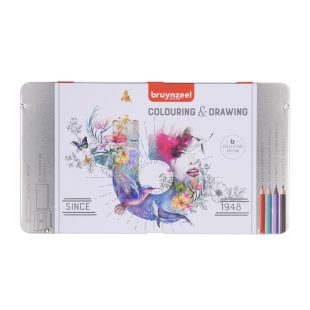 Bruynzeel : Expression : Colouring and Drawing Set : 70 Pcs