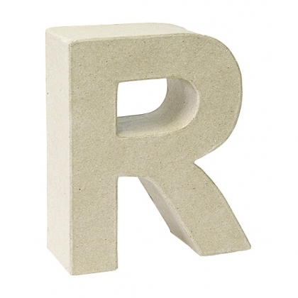 Freestanding Large Cardboard Letter : R | Слънчоглед