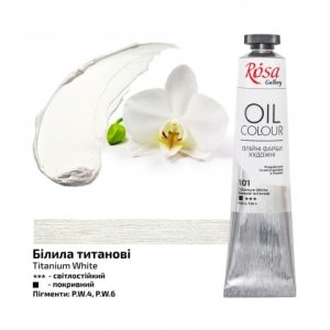 Oil colour tube 150 ml Titanium White (Safflower Oil) 105