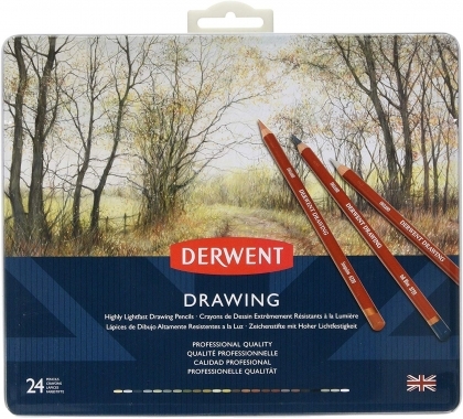 Derwent Drawing Pencil - Crag Geen 