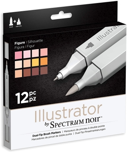 Spectrum Noir Classique Alcohol Markers 12/Pkg - Pastel