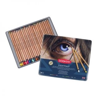 Цветни Моливи : Derwent Lightfast : 24 Цвята