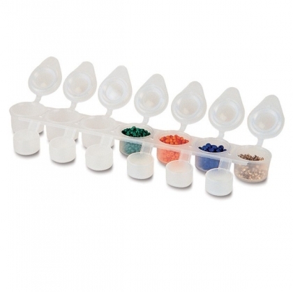 Mini Plastic Paint Pots with Lids : Primo : Strip 7 x 6 ml