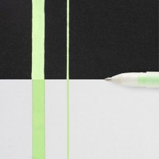 Gelly Roll Sakura Moonlight Fluorescent Opaque Gel Pen Green