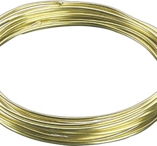 Aluminium Craft Wire : Ø 2 mm : 3 m : Gold Coloured