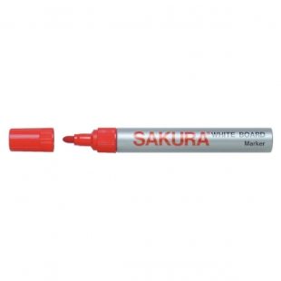 Маркер за Бяла Дъска : Sakura Whiteboard Marker : Червен