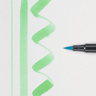 Sakura Koi Colouring Brush Pen Green Peacock