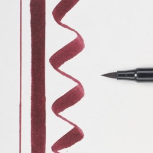 Sakura Koi Colouring Brush Pen Burgundy