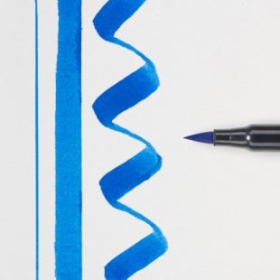 Sakura Koi Colouring Brush Pen Blue Cerulean