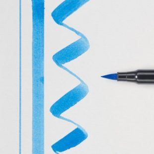 Sakura Koi Colouring Brush Pen Green Blue Aqua