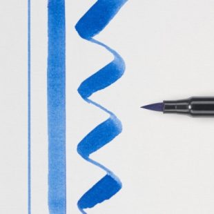 Sakura Koi Colouring Brush Pen Blue Steel