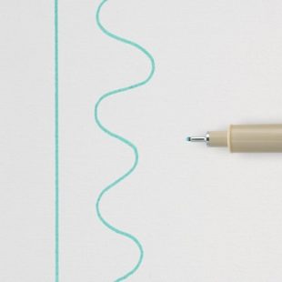 Fineliner Sakura Pigma Micron : 08 : 0.5 mm : Green