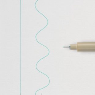 Fineliner Sakura Pigma Micron : 01 : 0.25 mm : Green