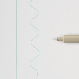 Fineliner Sakura Pigma Micron : 005 : 0.2 mm : Green