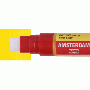 Acrylic Paint Marker : Amsterdam : L / Large : 15 mm : 275 Primary Yellow : Opaque