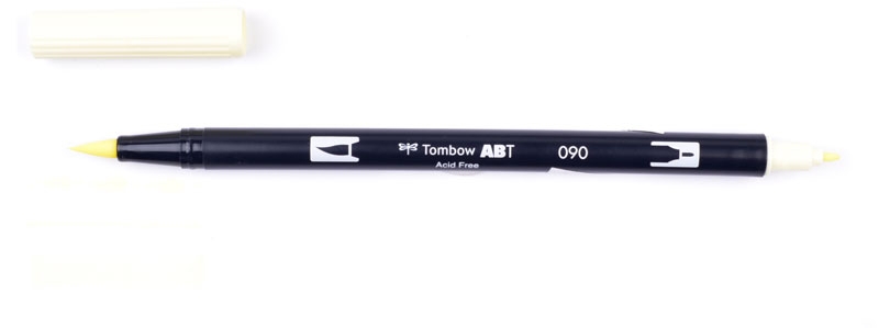 Tombow Dual Brush Pen - 090 Baby Yellow