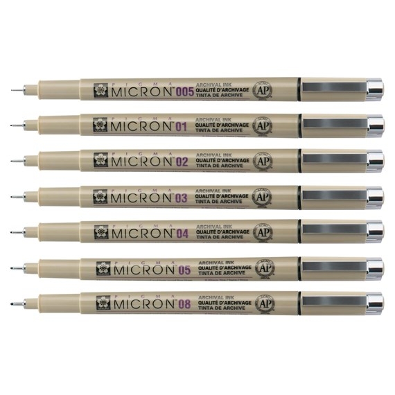 Fineliner Sakura Pigma Micron 05 0 45 Mm Purple 