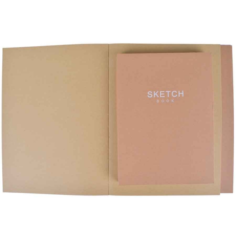 Kraft Paper Sketchbook 80 gsm 128 sheets A5 Slanchogled