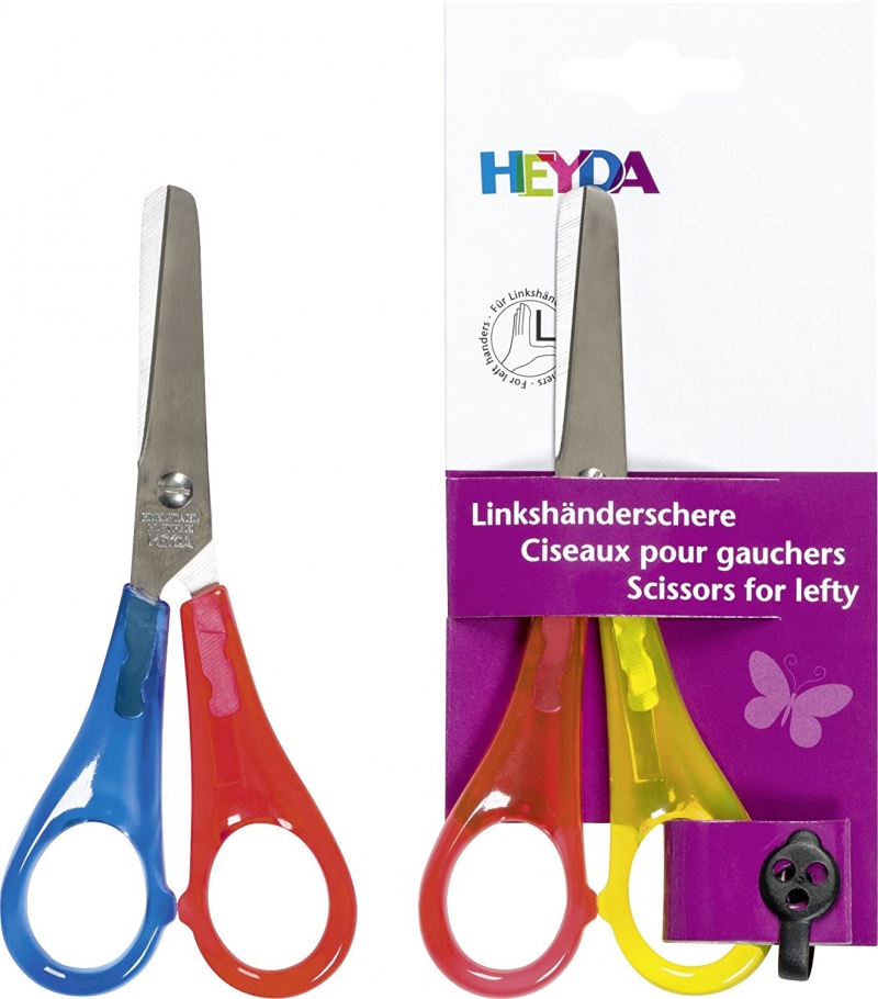 Heyda : Left Handed Kids Scissors : Rounded Tip