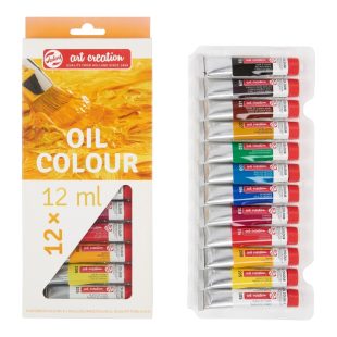 Basic Oil Paint Set : Talens Art Creation : 12 ml x 12 Colours