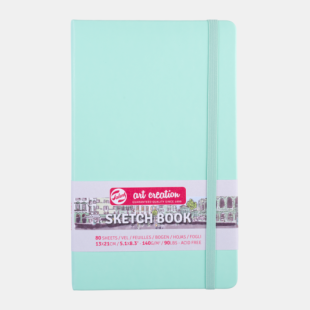 Talens : Art Creation : Notebook : 140 gsm : 80 Sheets : 13 x 21 cm : A5 : MInt Cover