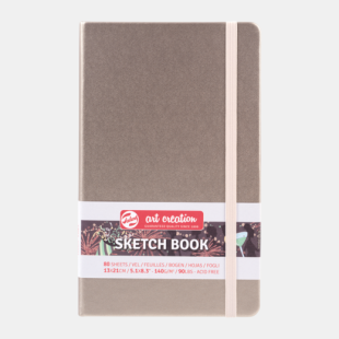 Talens : Art Creation : Notebook : 140 gsm : 80 Sheets : 13 x 21 cm : A5 : Pink Champagne Cover