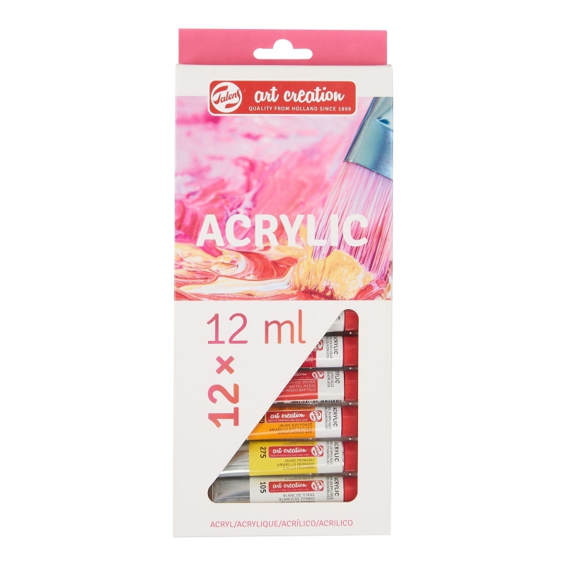 Acrylic Paint Set : Art Creation : 12 ml x 12 Colours | Слънчоглед