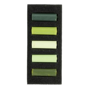 Rembrandt : Soft Pastel Half Sticks : Set of 5 : 526 : Lush Greens