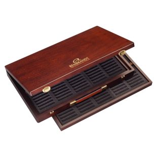 Rembrandt : Soft Pastel Master Wooden Box : Empty Foam Lined Storage Case : Capacity - 150 Pastels