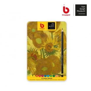 Coloured Pencil Set : Van Gogh Museum : Metal Tin of 12 Colours