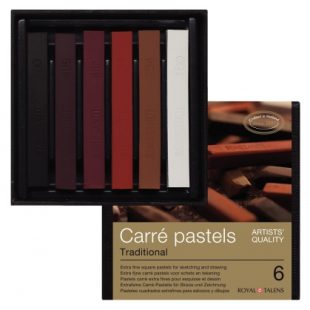 Rembrandt Carré : Traditional : Professional Square Pastel Set of 6