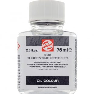 Oil Colours Thinner : Talens 032 : Rectified Turpentine 75 ml