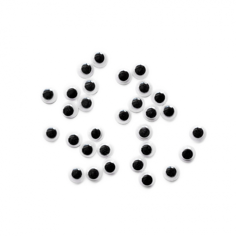 Slanchogled wobbly eyes sticky 05 mm, 30 pcs Slanchogled