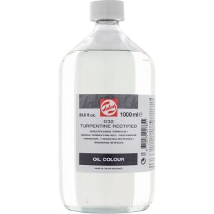 Oil Colours Thinner : Talens 032 : Rectified Turpentine 1000 ml