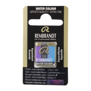 Rembrandt : Watercolour Half Pan : Chameleon : 861 Red/Violet/Blue