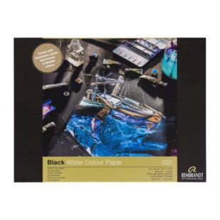 Скицник за Акварел с Черна Хартия : Rembrandt : 360 gsm : 24 x 32 cm