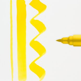 Talens Ecoline : Watercolour Brush Marker Pen : 201 Light Yellow